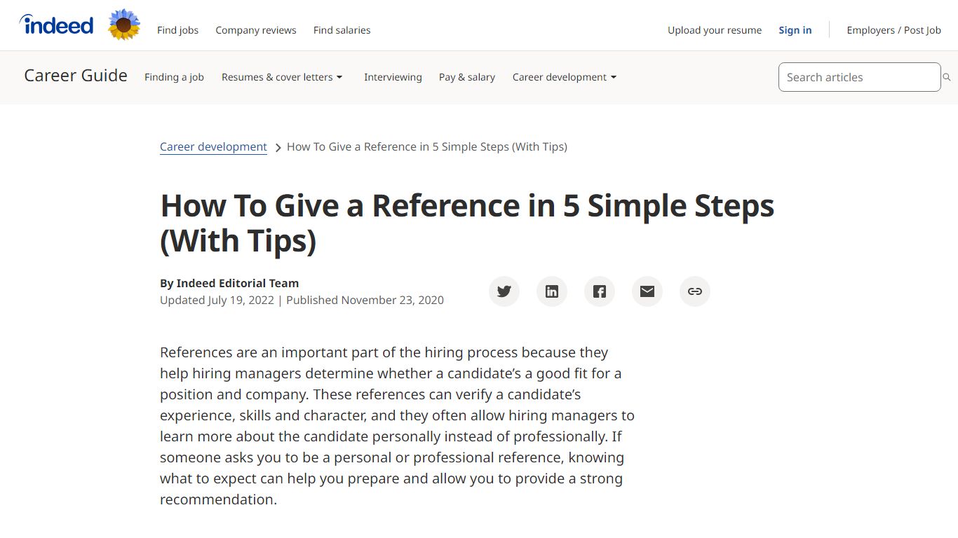 How To Give a Reference in 5 Simple Steps (With Tips)